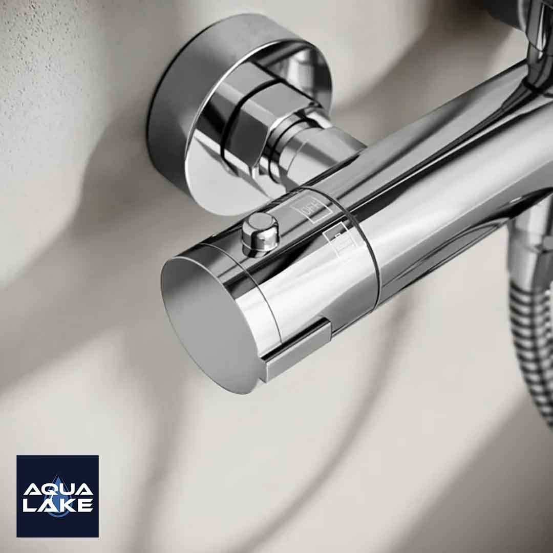 Buttermere Premium Chrome Round Thermostatic Shower Set