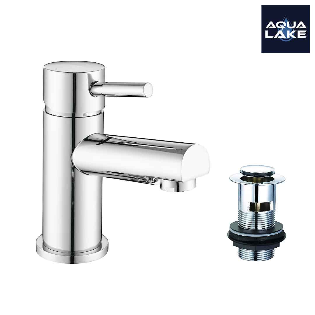 Derby Round Lever Mono Basin Mixer Tap - Chrome