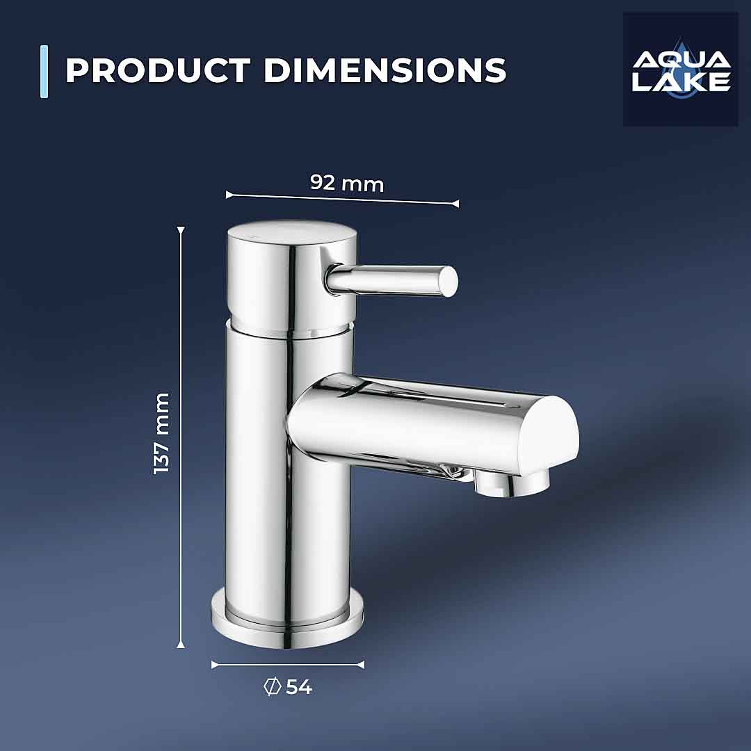 Derby Round Lever Mono Basin Mixer Tap - Chrome