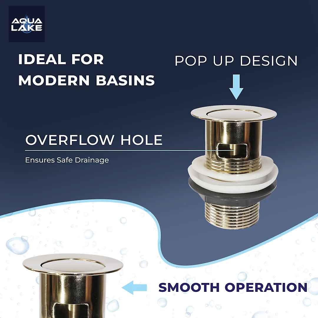 Irlam Basin Mixer Tap - Brushed Brass