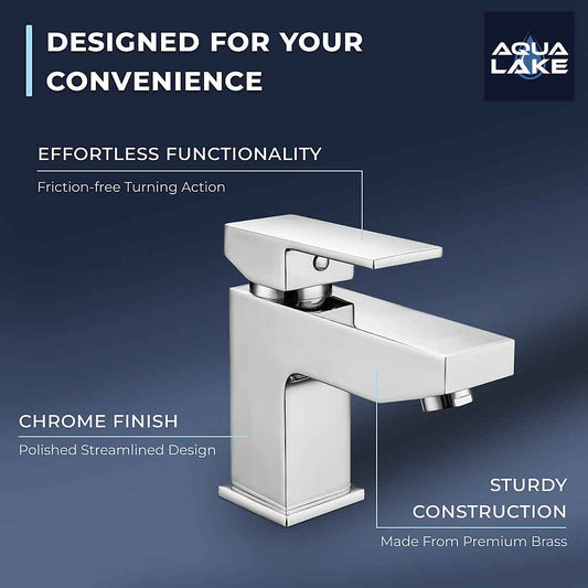 Irlam Chrome Basin Mixer Tap