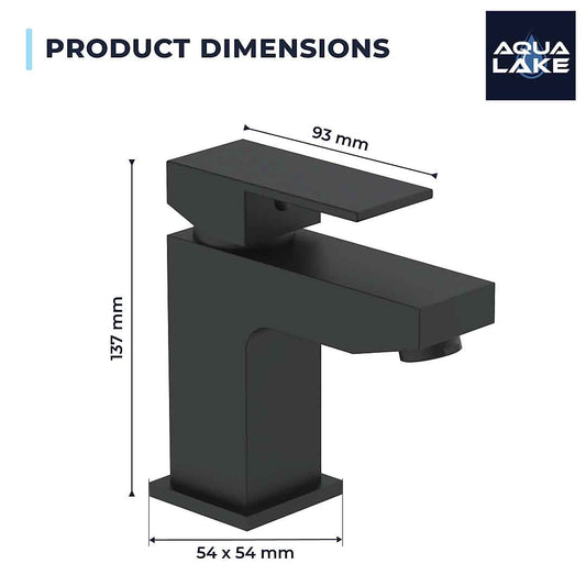 Irlam Basin Mixer Tap - Matt Black