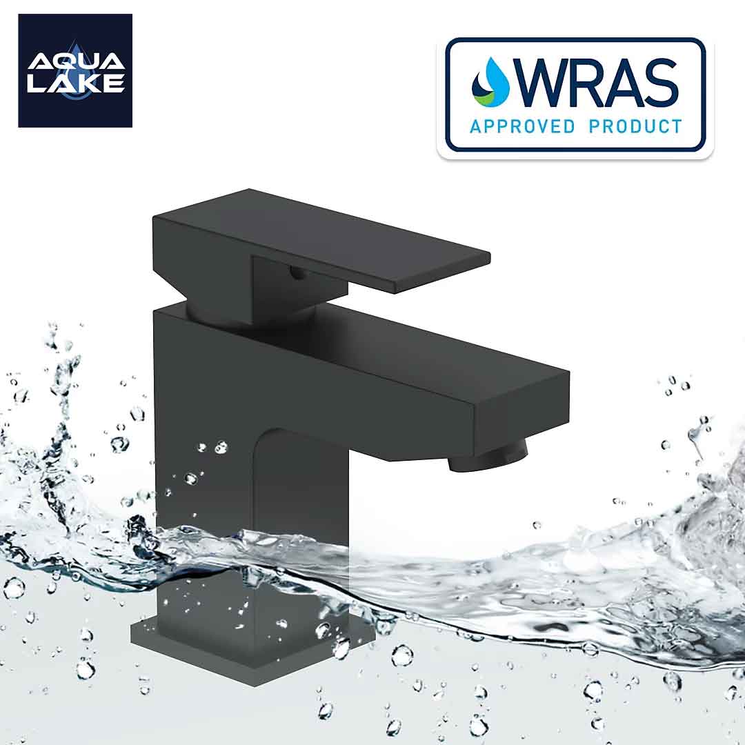 Irlam Basin Mixer Tap - Matt Black