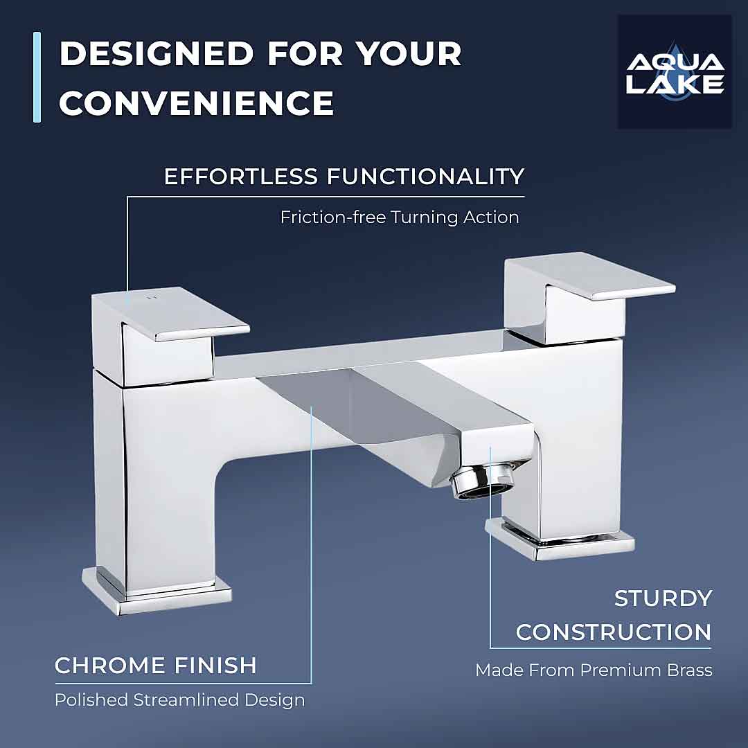 Irlam Bath Mixer Tap - Chrome