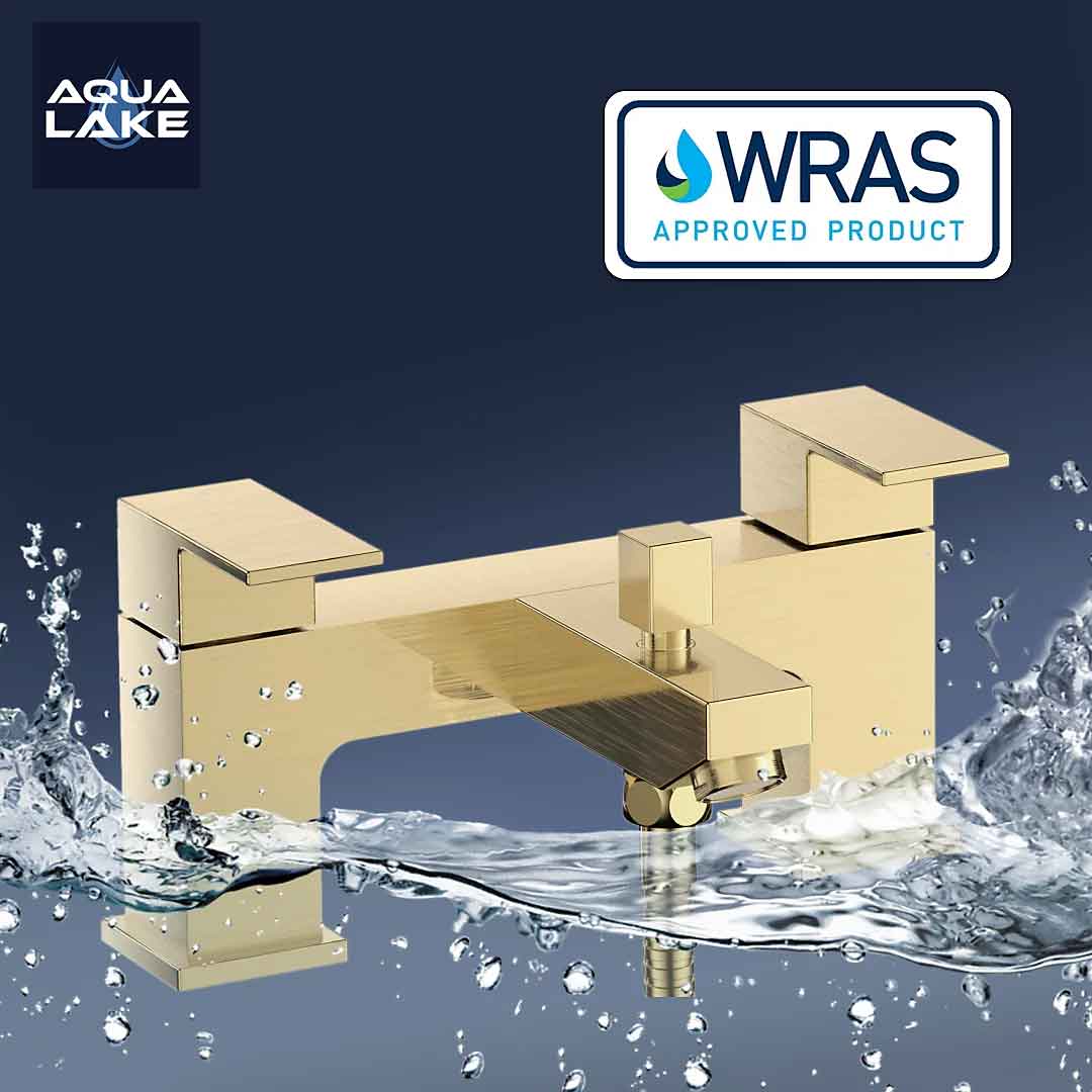 Irlam Bath Shower Mixer Tap with Kit - Brushed Brass