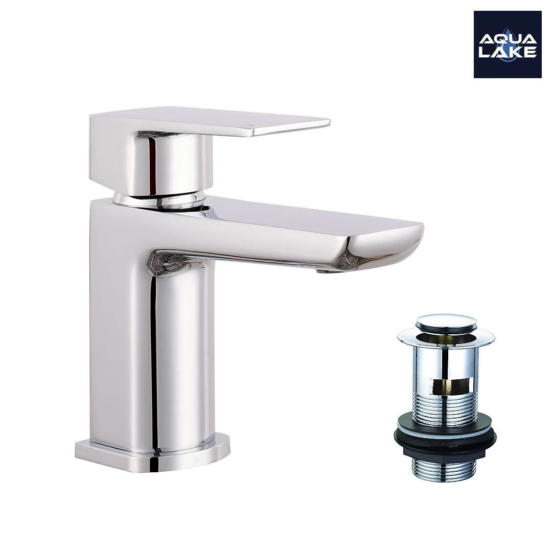 Marlow Mono Basin Mixer Tap with Waste - Chrome