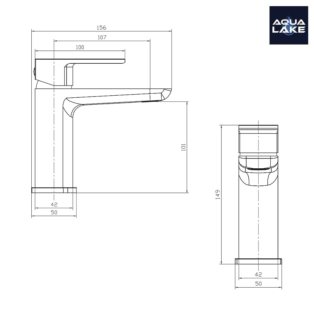 Marlow Mono Basin Mixer Tap with Waste - Chrome