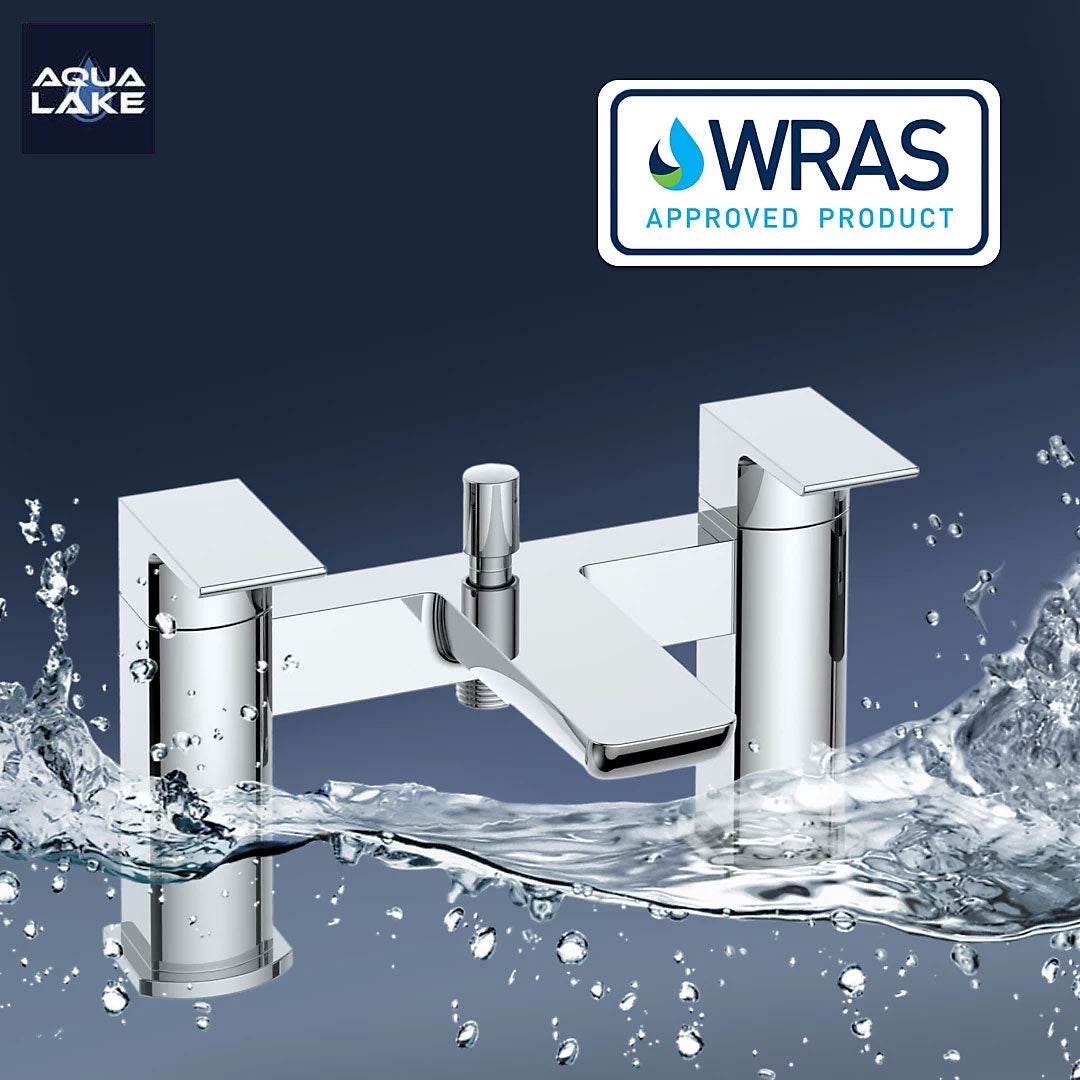 Marlow Bath Shower Mixer Tap with Kit - Chrome