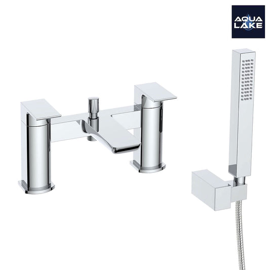 Marlow Bath Shower Mixer Tap with Kit - Chrome