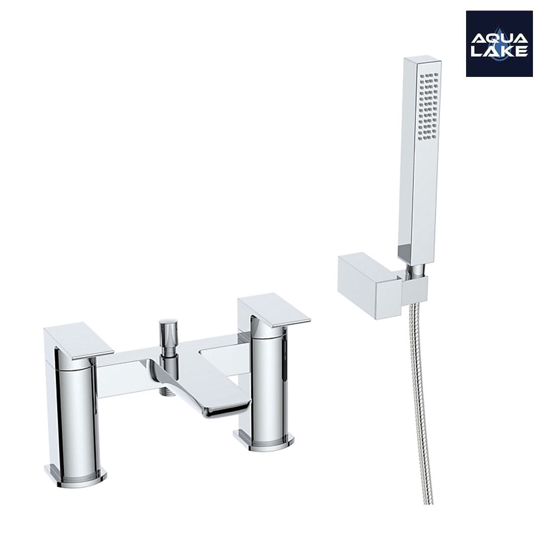 Marlow Bath Shower Mixer Tap with Kit - Chrome